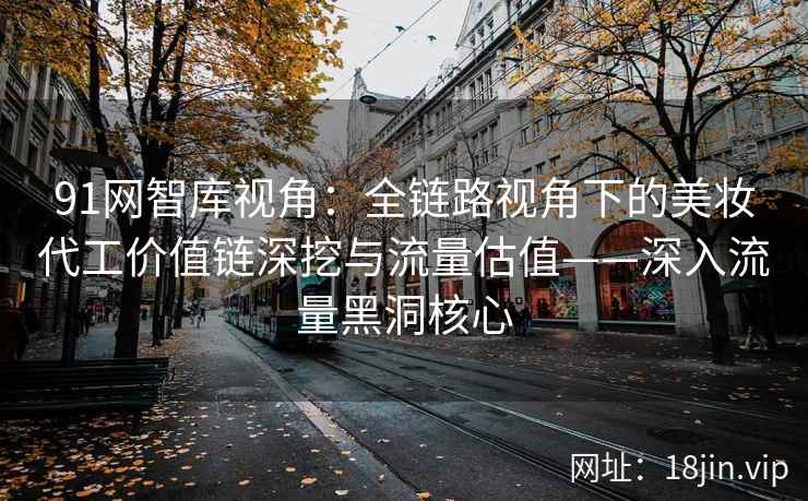 91网智库视角：全链路视角下的美妆代工价值链深挖与流量估值——深入流量黑洞核心