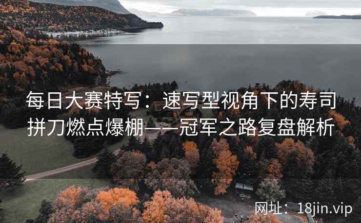 每日大赛特写：速写型视角下的寿司拼刀燃点爆棚——冠军之路复盘解析