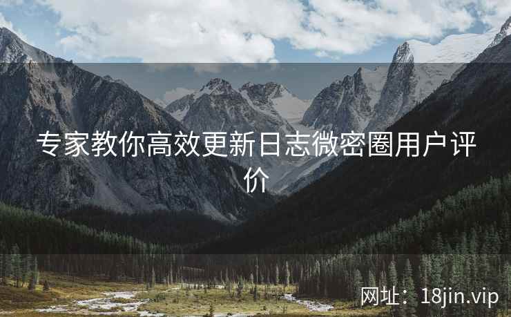专家教你高效更新日志微密圈用户评价