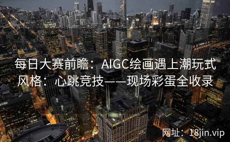 每日大赛前瞻：AIGC绘画遇上潮玩式风格：心跳竞技——现场彩蛋全收录